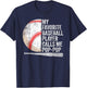 My Favorite Baseball Player Calls Me Pop-Pop Father's Day T-Shirt - T-Shirt | Navy