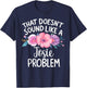 Josie Personalised Cute Flower Girls Josie Name T-Shirt - T-Shirt | Navy
