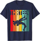 13th Retro Wrestling Theme 13 Year Old Kids Birthday T-Shirt - T-Shirt | Navy