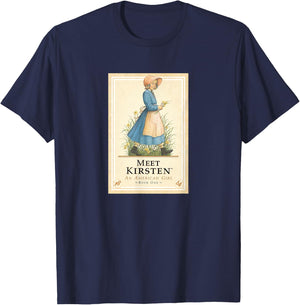 American Girl - Meet Kirsten Book Cover T-Shirt - T-Shirt | Navy