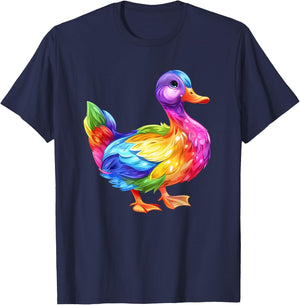 Duck Rainbow T-Shirt - T-Shirt | Navy