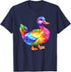 Duck Rainbow T-Shirt - T-Shirt | Navy