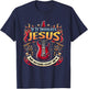 If It Involves Jesus and Guitars Count Me In Christian T-Shirt - T-Shirt | Navy