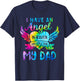 I Have an Angel in Heaven I Call Him My Dad Remember Tie Dye T-Shirt - T-Shirt | Navy