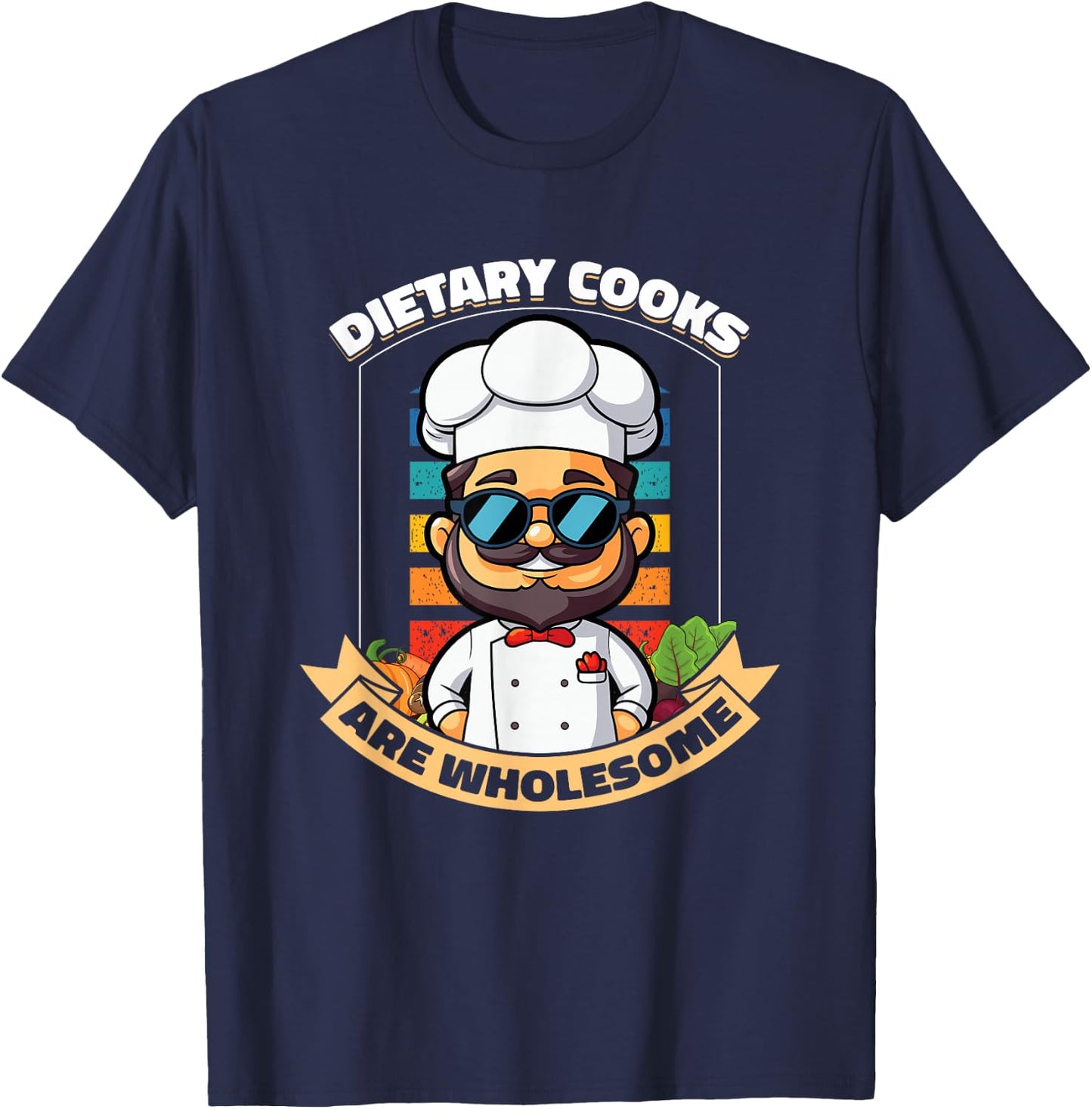 Dietary Cook Food Service Worker Cafeteria Dietary Cook T-Shirt - T-Shirt | Navy
