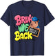 Bruh We Back First Day Of School Back To School Capybara T-Shirt - T-Shirt | Navy