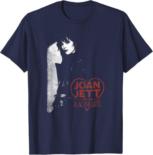 Joan Jett and the Blackhearts - Shadow T-Shirt - T-Shirt | Navy