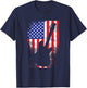 Guitar Vintage USA Flag Rock 4th Of July Funny Gift T-Shirt - T-Shirt | Navy
