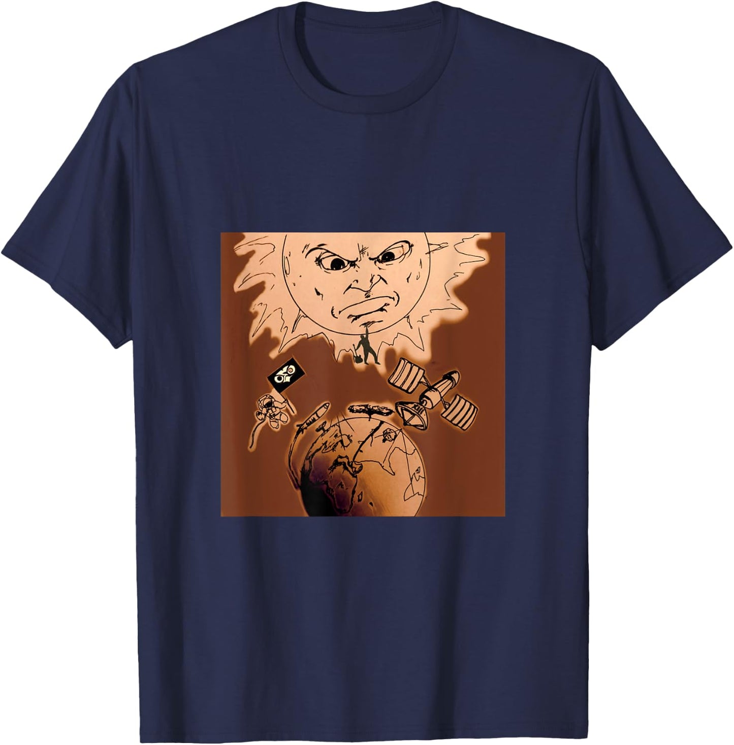 "One Eyed Owl OEO XIII" T-Shirt - T-Shirt | Navy