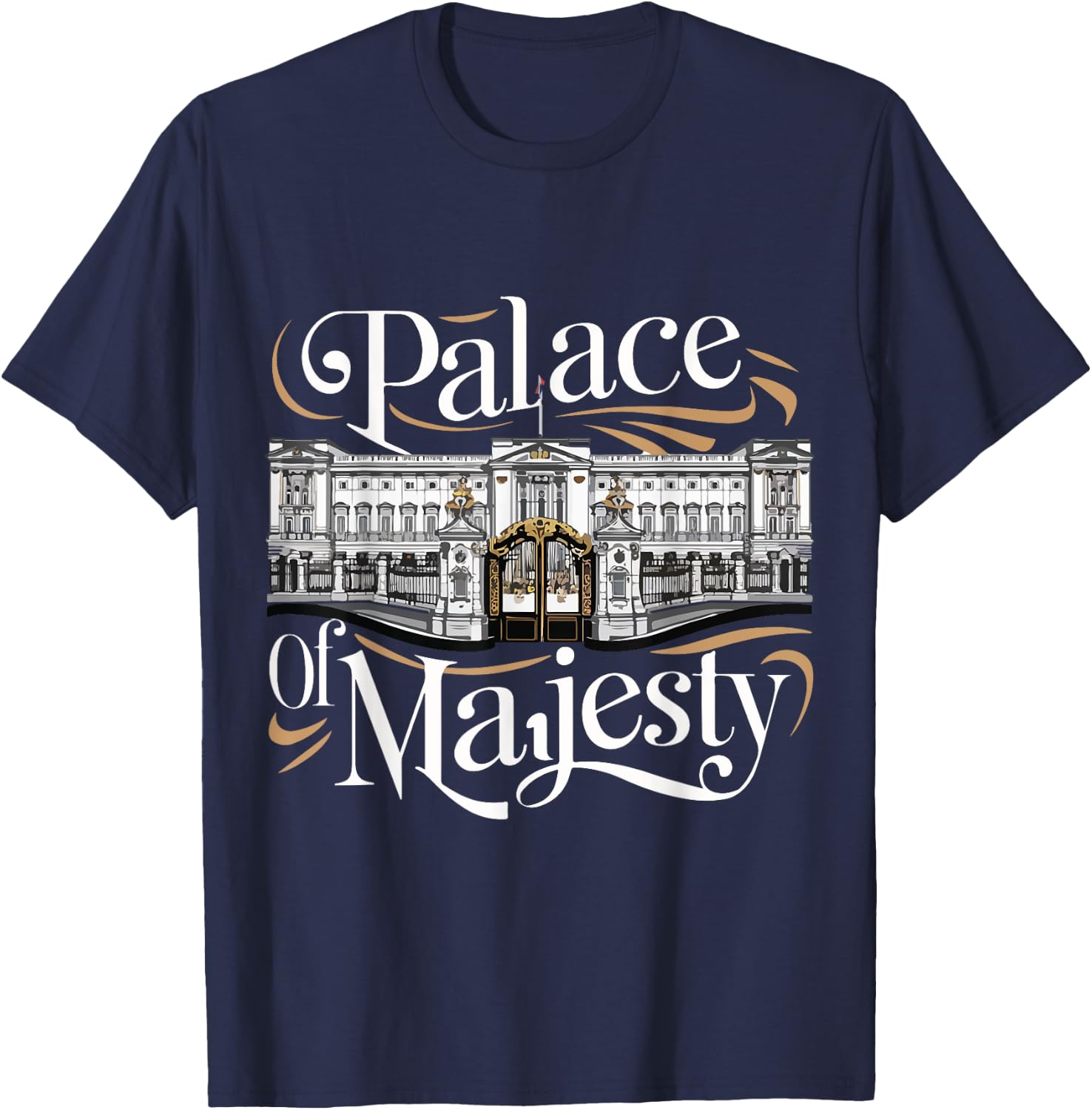 London Palace Buckingham Palace T-Shirt - T-Shirt | Navy