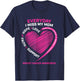 Remembrance Mother Loving Memory Mom Breast Cancer Awareness T-Shirt - T-Shirt | Navy