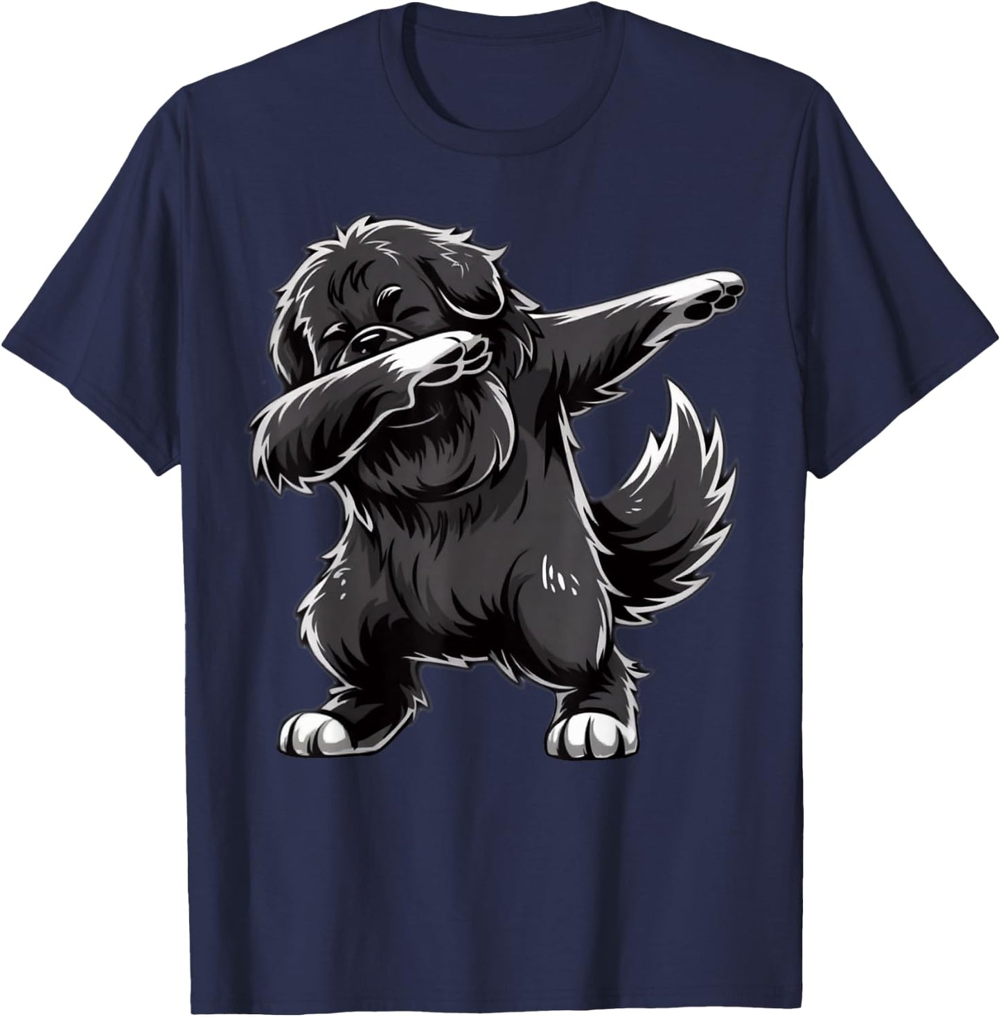Dabbing Newfoundland Dab Dance Dog Lover Gifts Women T-Shirt - T-Shirt | Navy