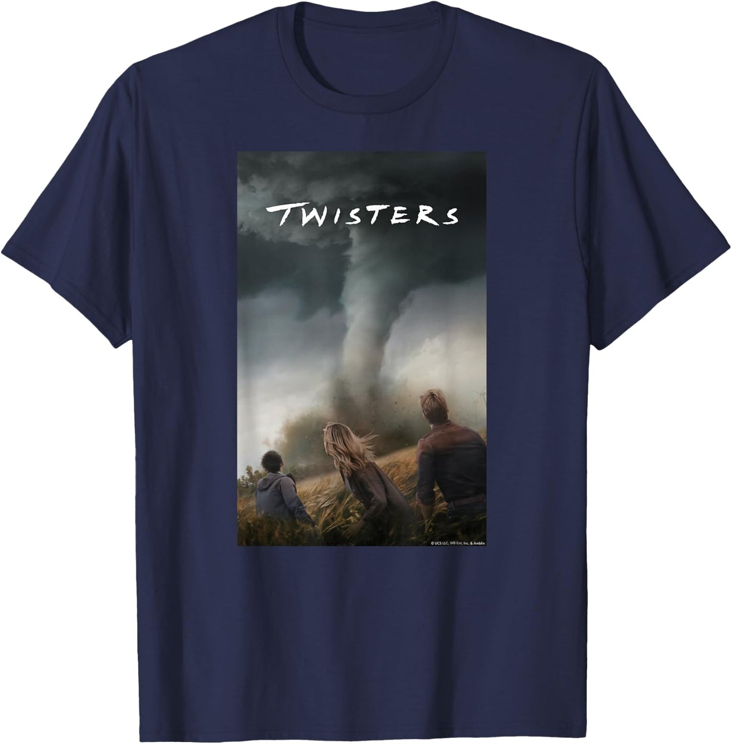 Twisters Poster T-Shirt - T-Shirt | Navy