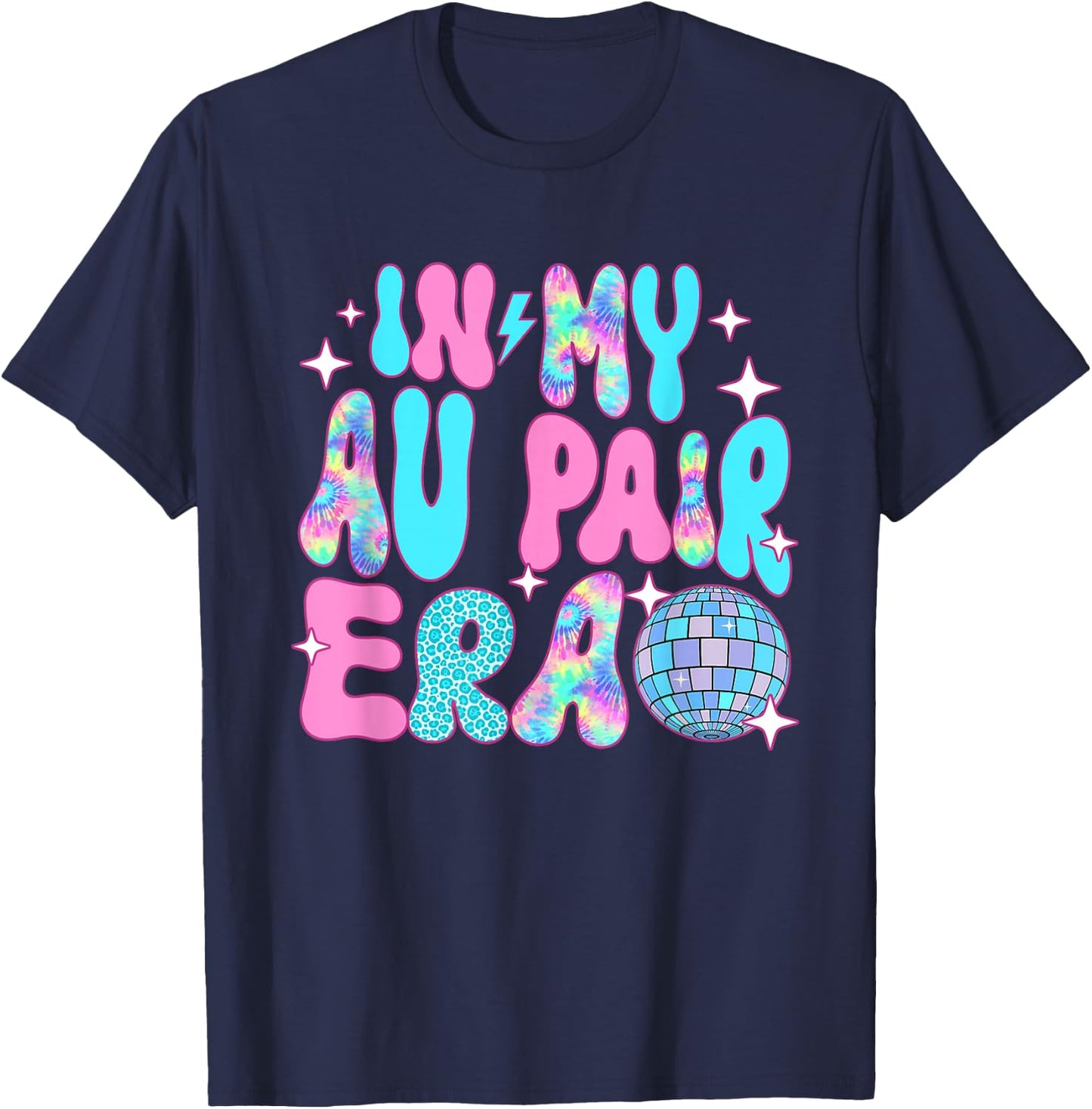 Disco In My Au Pair Era T-Shirt - T-Shirt | Navy