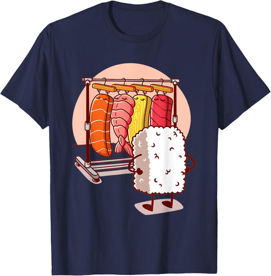 Sushi Wardrobe Olipop T-Shirt - T-Shirt | Navy