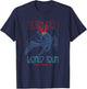 Cryptid Humanoid Alliance Vintage Mothman World Tour Black T-Shirt - T-Shirt | Navy