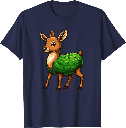Dill Doe Funny Adult Humor Funny Nature Deer Redneck T-Shirt - T-Shirt | Navy