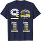 911 Dispatcher Operator Thin Yellow Line Love Dispatch T-Shirt - T-Shirt | Navy