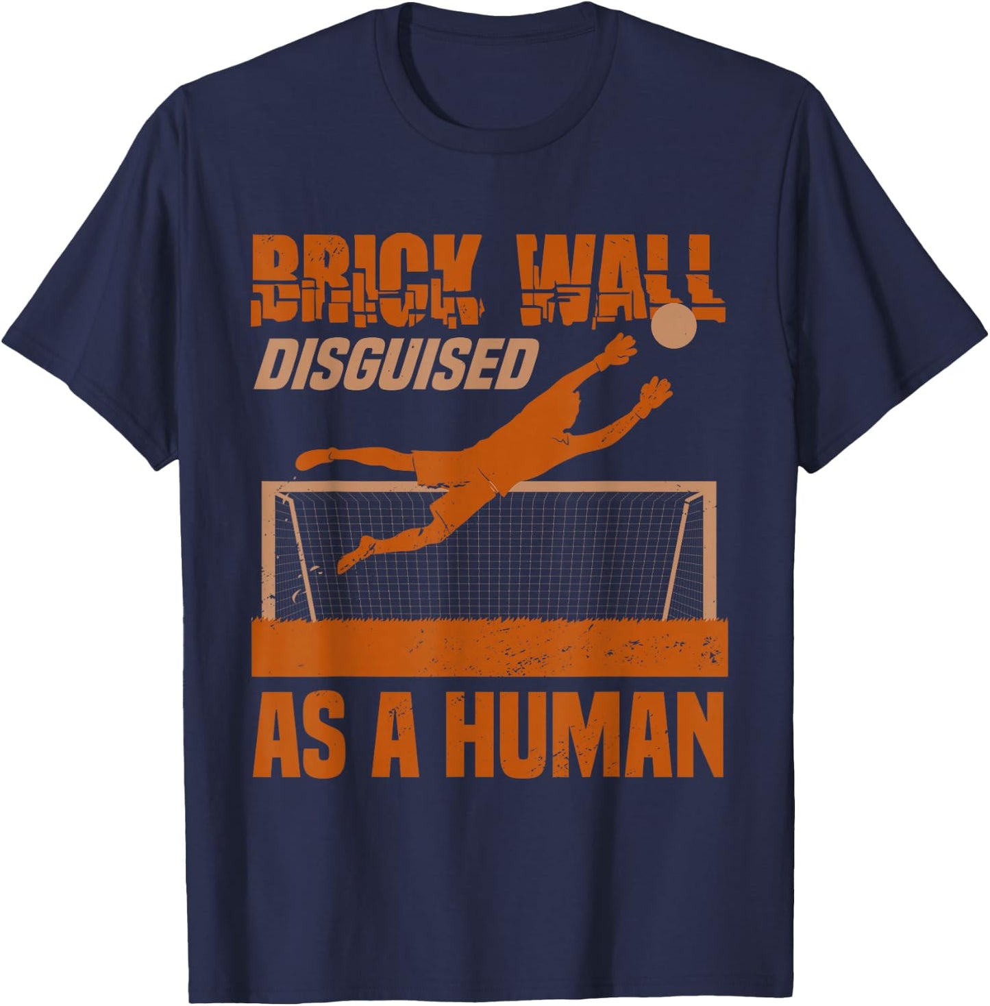 Funny Goaltender Soccer Kids Goal Soccer Goalie T-Shirt - T-Shirt | Navy