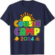 Cousin Camp 2024 Family Vacation Summer Camping Crew Cute T-Shirt - T-Shirt | Navy