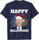 Funny Joe Biden 4th Of July Happy Halloween Firework US Flag Men T-Shirt - T-Shirt | Navy