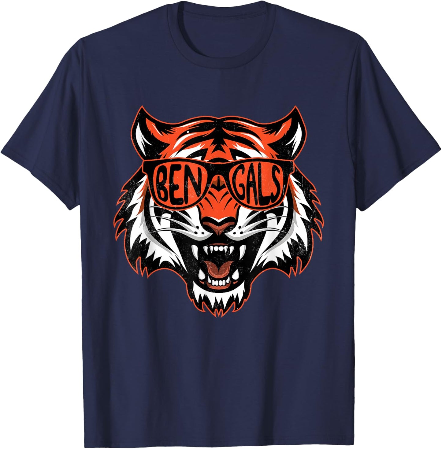 Vintage Cincinnati Last Name Pride Personalized Love Animal T-Shirt - T-Shirt | Navy