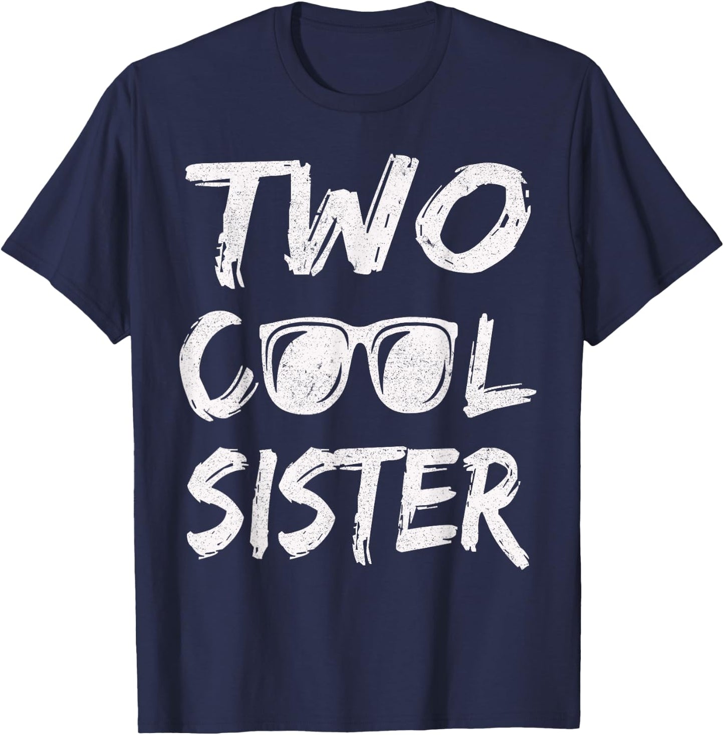 Sister Of The Birthday Boy Two Cool 2nd Bday Family Matching T-Shirt - T-Shirt | Navy
