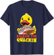 Release The Quackin Funny Rubber Duck Boat Cruise Men Kids T-Shirt - T-Shirt | Navy