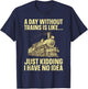 Best Train Art Women Railroad Steam Train Lovers T-Shirt - T-Shirt | Navy