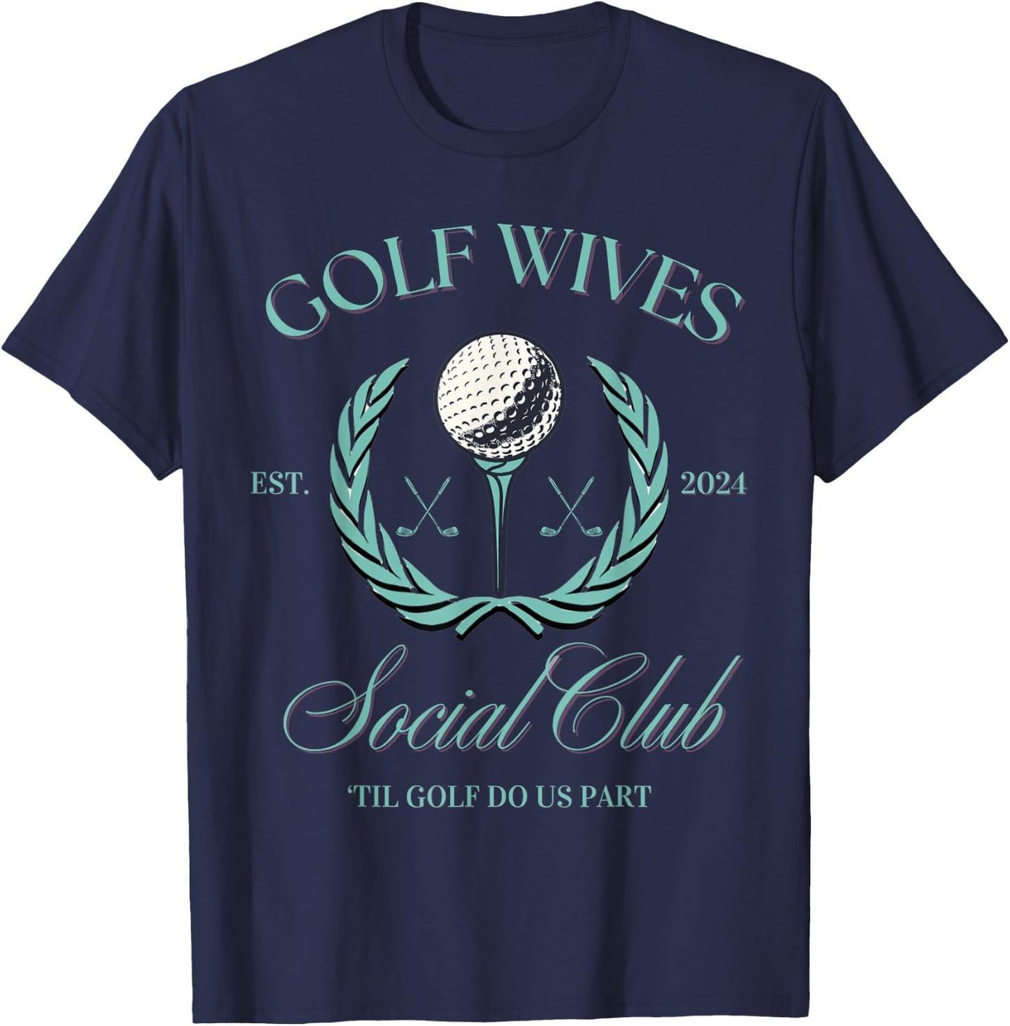 Golf Wives Social Club Country Life Top T-Shirt - T-Shirt | Navy
