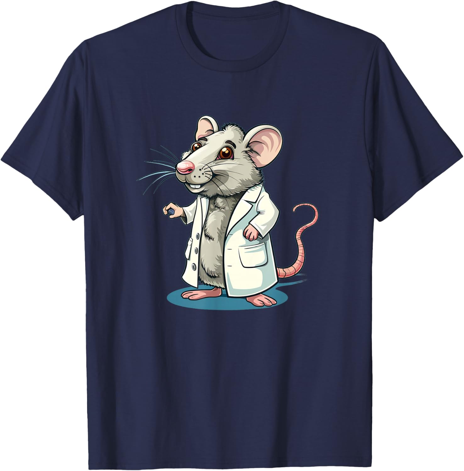 Funny Science Rodent Costume for Lab Rats and Mouses Lovers T-Shirt - T-Shirt | Navy