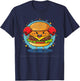 Smash Burger Costume with funny boxing Gloves Costume T-Shirt - T-Shirt | Navy