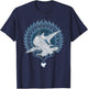 Hammerhead Shark Tribal T-Shirt - T-Shirt | Navy