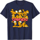 Garfield Multiple Poses T-Shirt - T-Shirt | Navy