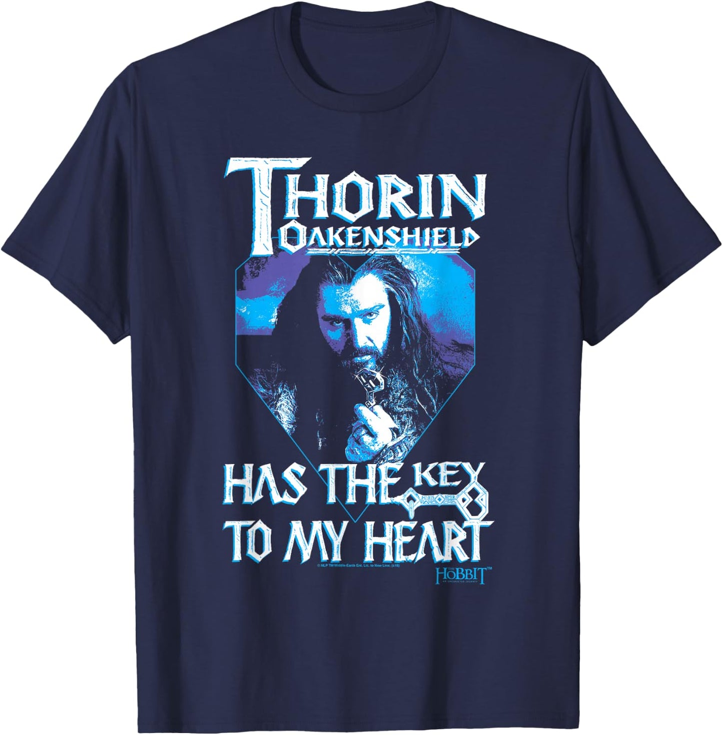 The Hobbit Thorin's Key T-Shirt - T-Shirt | Navy