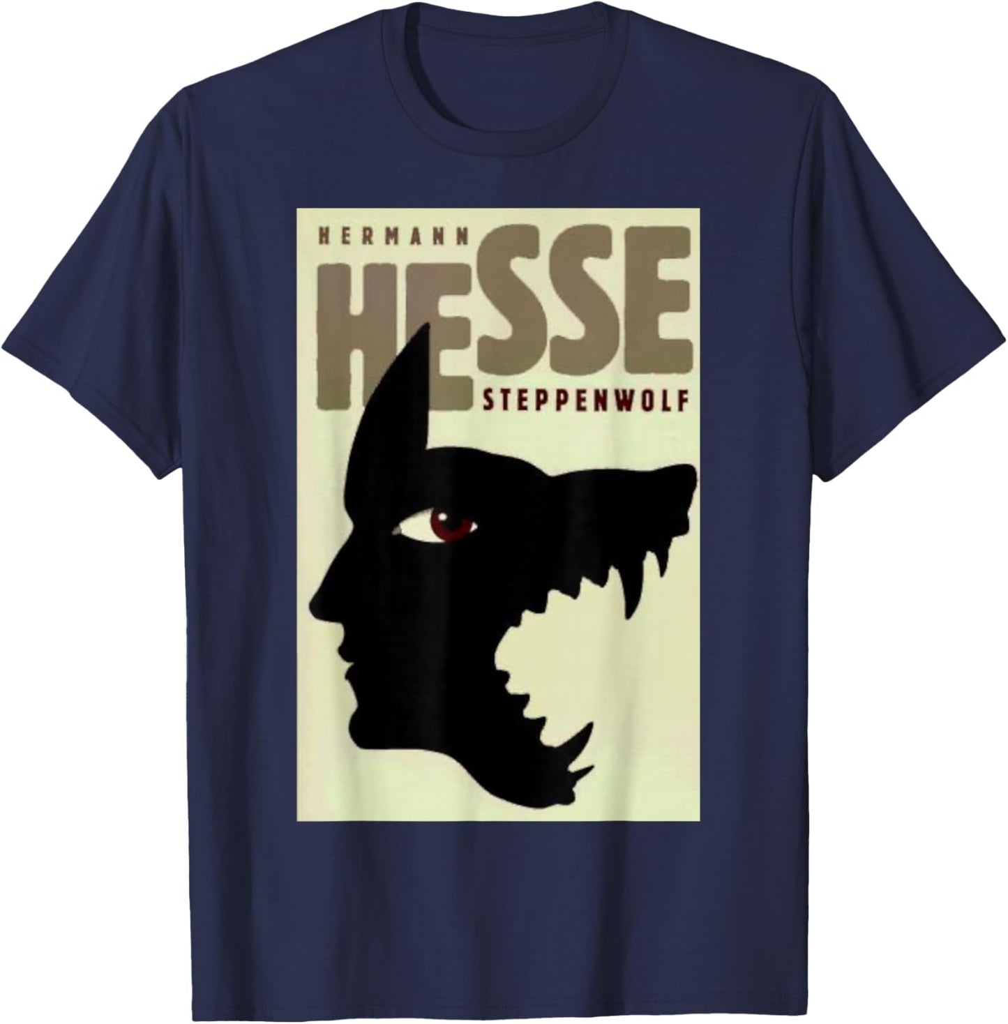 Steppenwolf - Hermann Hesse T-Shirt - T-Shirt | Navy
