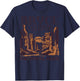 Bryce Canyon National Park (Design on Back) Vintage Style T-Shirt - T-Shirt | Navy