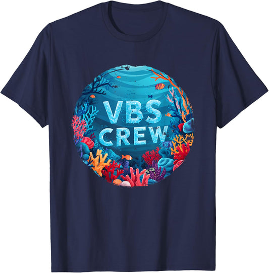Scuba VBS Crew Vacation Bible School Scuba Diving Underwater T-Shirt - T-Shirt | Navy