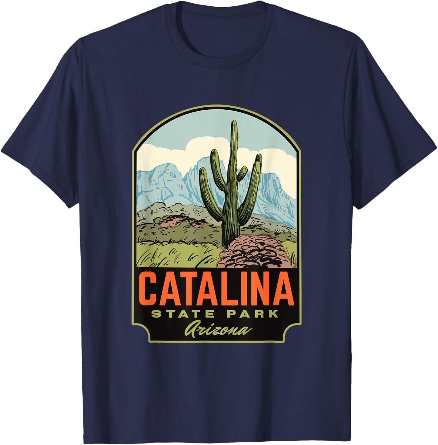 Catalina State Park Arizona T-Shirt - T-Shirt | Navy