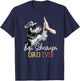 Best Schnauzer Dad Ever Men Daddy Dog Lover Fathers Day T-Shirt - T-Shirt | Navy