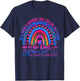 Autism Awareness Be Kind Leopard Rainbow Choose Kindness T-Shirt - T-Shirt | Navy
