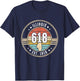 Illinois Area Code 618 Home State Pride Souvenir T-Shirt - T-Shirt | Navy