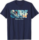 Mancora, Peru Beach Surfing T-Shirt - T-Shirt | Navy