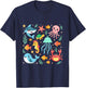 Cute Sea Animals Kids Children Ocean Creatures Clownfish T-Shirt - T-Shirt | Navy
