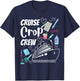 Cruise Crop Crew Scrapbook Crafting Journaling Travel T-Shirt - T-Shirt | Navy