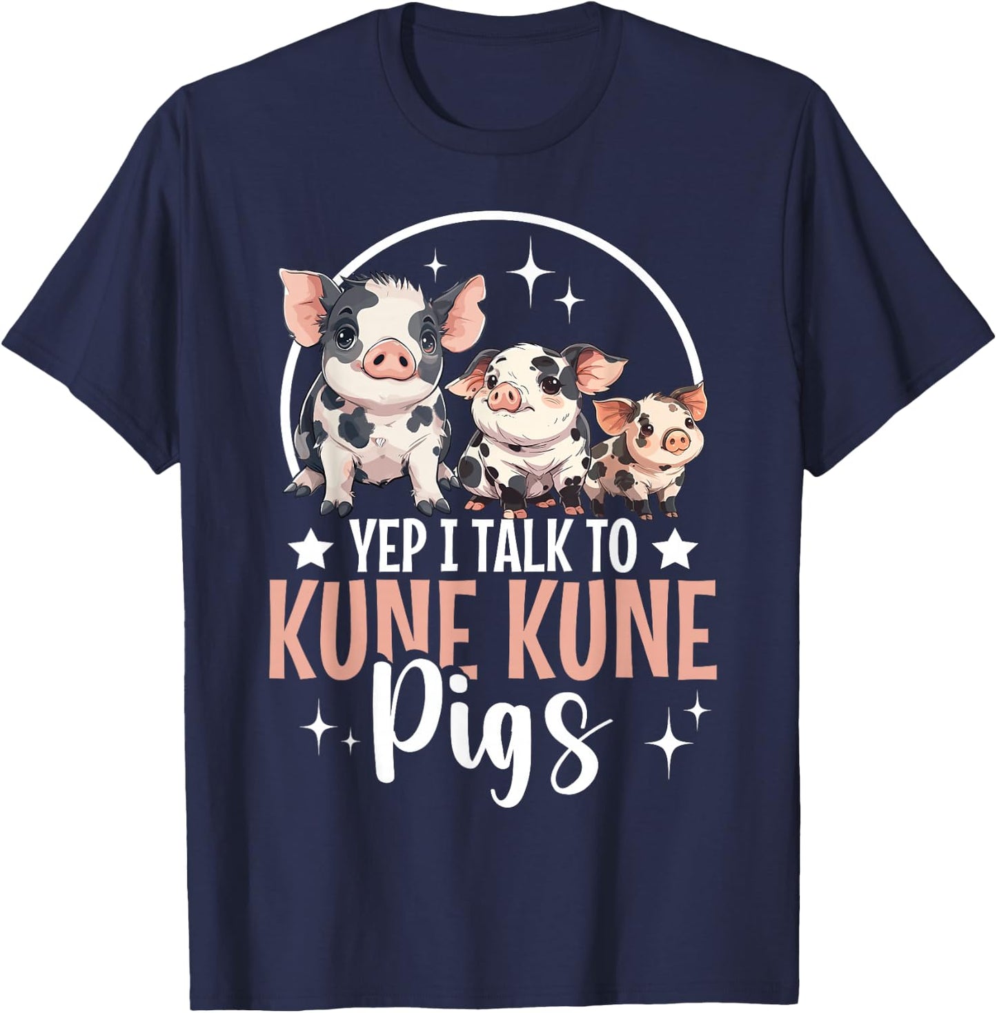 Kune Kune Pig Essentials Kunekune Pig Lover Kune Kune Mom T-Shirt - T-Shirt | Navy