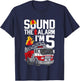 Kids 5th Birthday 5 Years Fire Engine Fire Engine Toddler T-Shirt - T-Shirt | Navy
