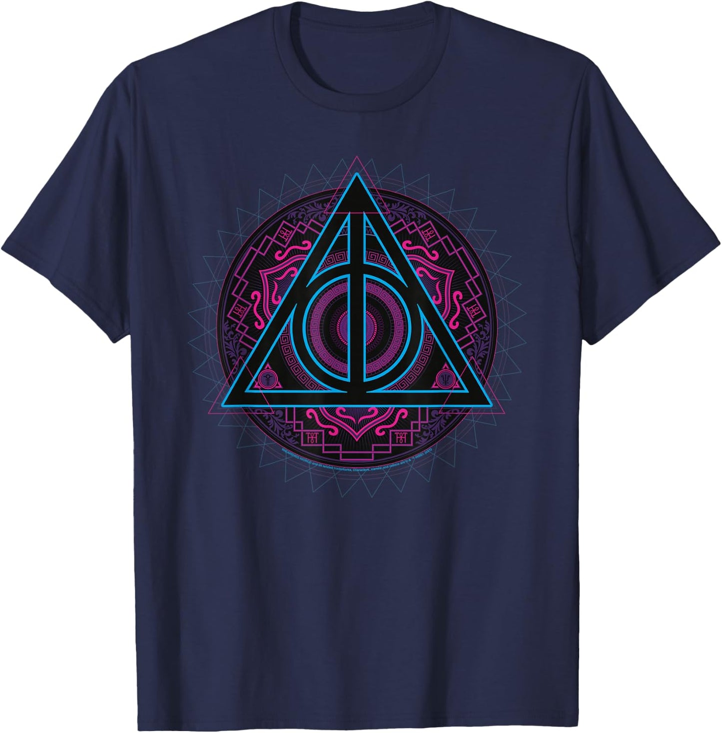 Harry Potter The Sign of the Deathly Hallows T-Shirt - T-Shirt | Navy