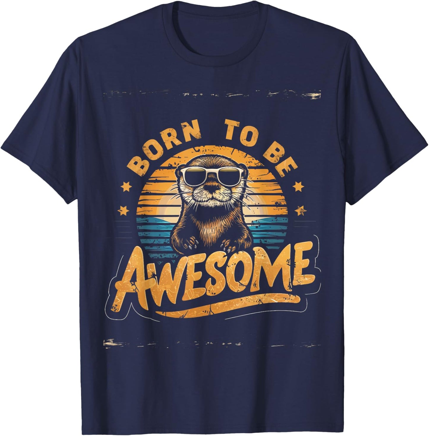 Born to Be Awesome T-Shirt - T-Shirt | Navy