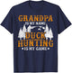 Duck Hunting Hunter Grandpa Vintage Grandpa Is My Name Duck T-Shirt - T-Shirt | Navy